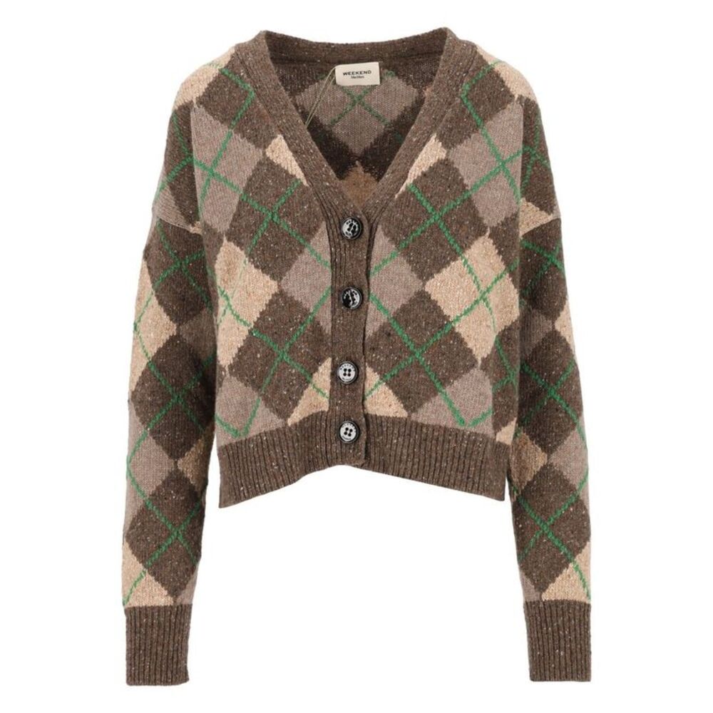 Weekend Max Mara Women "Argyle" Cardigan